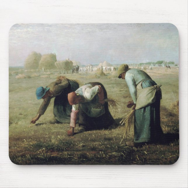 The Gleaners, Jean-Francois Millet, 1857 Mousepad (Vorne)
