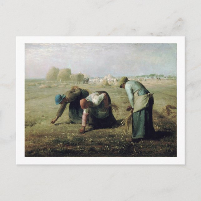 The Gleaners, Jean-Francois Millet, 1857 Postkarte (Vorderseite)