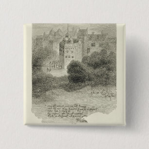 The Globe-Theater, Bankside, Southwark, nach einem Button