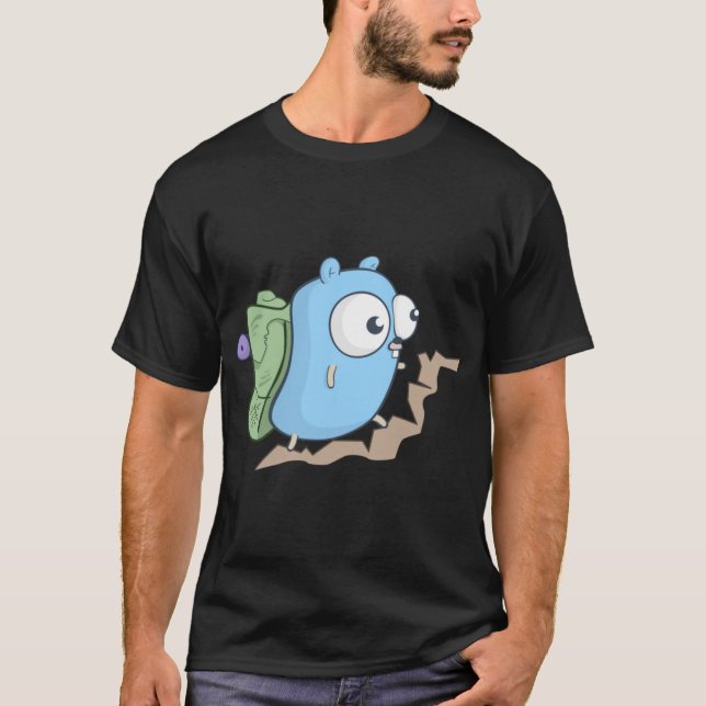 The Go Gopher Hiking family T-Shirt (Vorderseite)