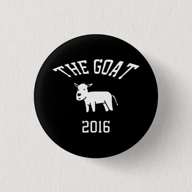 THE GOAT BUTTON (Vorderseite)