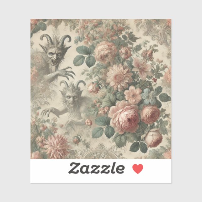 The Goatman’s Garden – Gothic Folklore Design Aufkleber (Blatt)