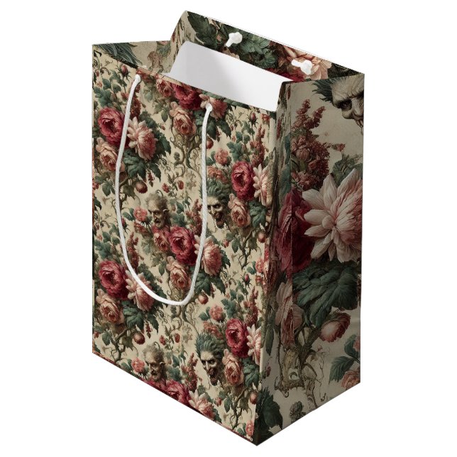 The Goblin Couriers - Gotisch Viktorianisch Mittlere Geschenktüte (Vorderseite Schrägansicht)