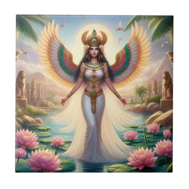 The Goddess Isis is All Things to All Men Fliese (Vorderseite)