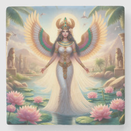 The Goddess Isis is All Things to All Men Steinuntersetzer