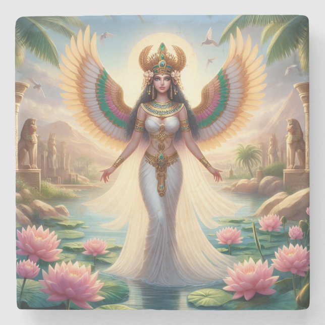 The Goddess Isis is All Things to All Men Steinuntersetzer (Vorderseite)