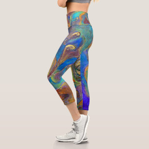 "The Gold Guardian from Unseen" von Paul Buică Capri Leggings