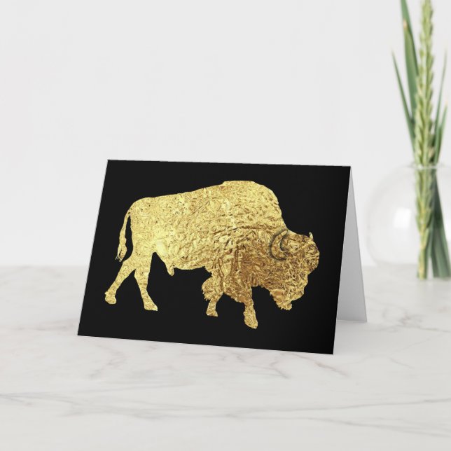 The Golden Buffalo - Talking Canyons, New Mex Card Karte (Vorderseite)