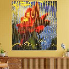 The Golden Captivity of the Rose Leinwanddruck