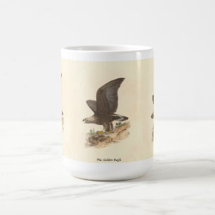 The Golden Eagle (Aquila chrysaetos) NY Bird Image Kaffeetasse