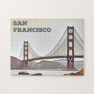 The Golden Gate Bridge - San Francisco California Puzzle
