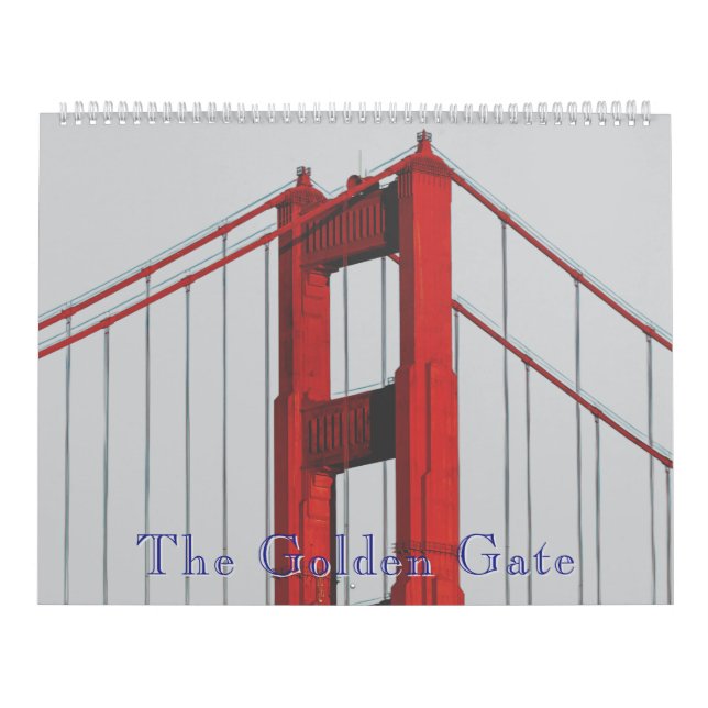 The Golden Gate Bridge San Francisco Kalender (Titelbild)