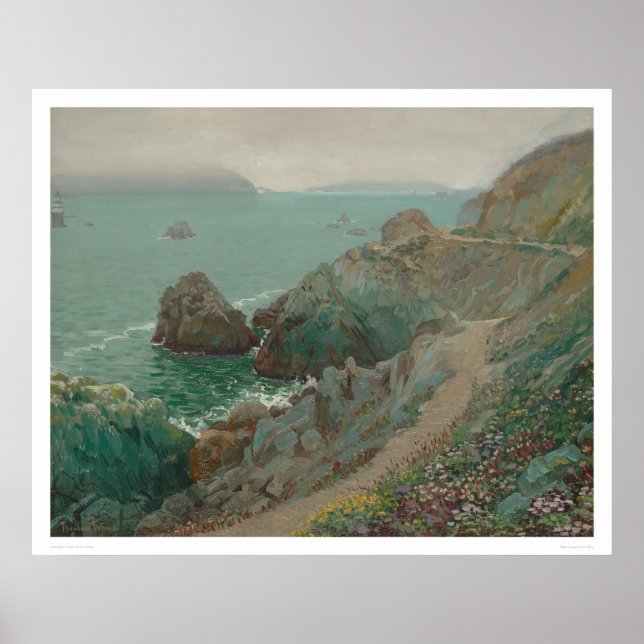 The Golden Gate from Ocean Cliff (1154) Poster (Vorne)