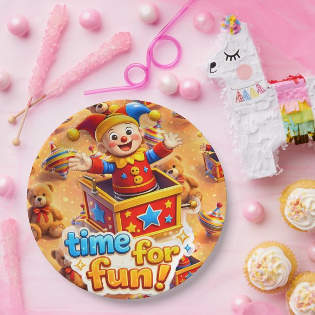 The golden party box pappteller (Party)