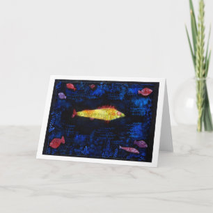 The Goldfish, Paul Klee Karte