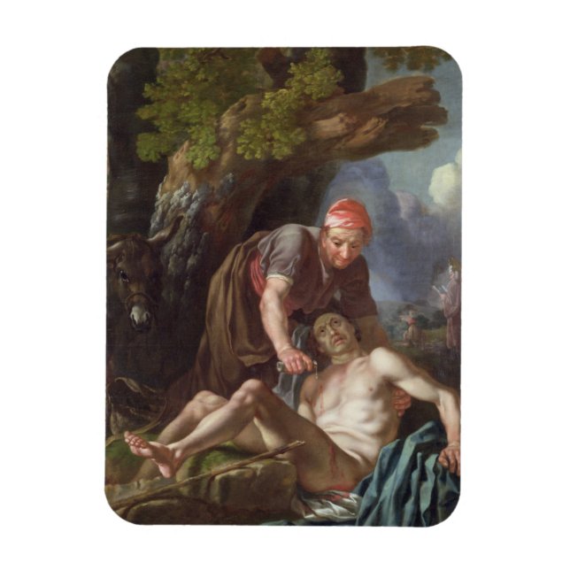 The Good Samaritan, C.1751-52 (Öl für Kanvas) Magnet (Vertikal)