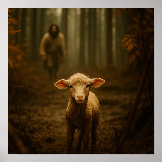 The Good Shepherd and the Lost Lamb Poster (Vorne)