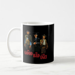 The Good The Bad and The Ugly Poster Graphic Class Kaffeetasse