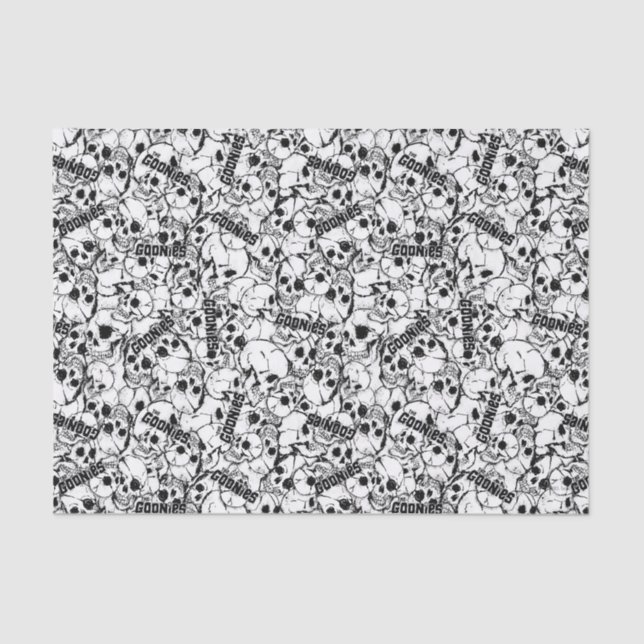 The Goonies One-Eyed Willy Skull Pattern Seidenpapier (Vorderseite)