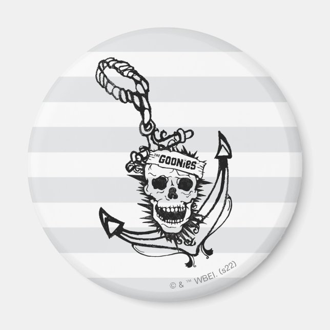 The Goonies Skull & Anchor Graphic Magnet (Vorne)