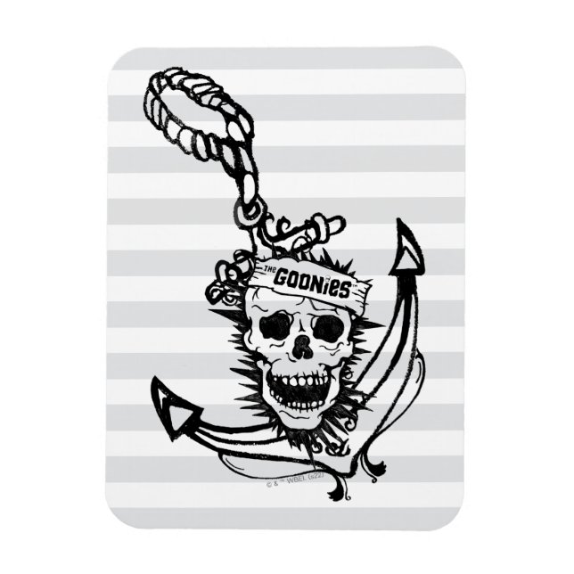 The Goonies Skull & Anchor Graphic Magnet (Vertikal)
