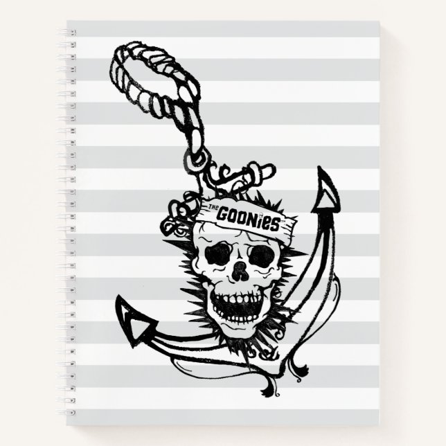The Goonies Skull & Anchor Graphic Notizbuch (Vorderseite)