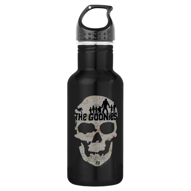 The Goonies Skull Silhouette Graphic Edelstahlflasche (Vorderseite)