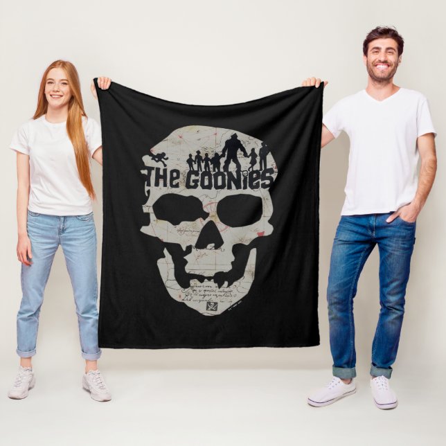 The Goonies Skull Silhouette Graphic Fleecedecke (Beispiel)