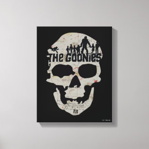 The Goonies Skull Silhouette Graphic Leinwanddruck