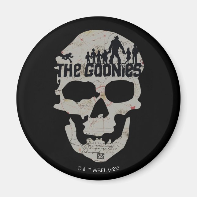 The Goonies Skull Silhouette Graphic Magnet (Vorne)