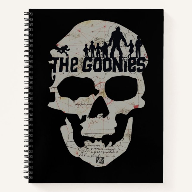 The Goonies Skull Silhouette Graphic Notizbuch (Vorderseite)