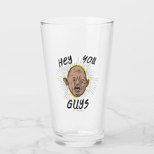 The Goonies Sloth Doodle "Hey, ihr Typ" Glas (Vorderseite)