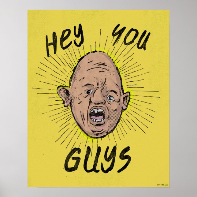 The Goonies Sloth Doodle "Hey, ihr Typ" Poster (Vorne)