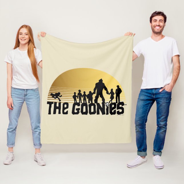 The Goonies Sunset Silhouette Graphic Fleecedecke (Beispiel)
