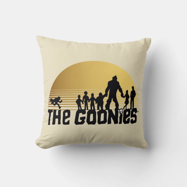The Goonies Sunset Silhouette Graphic Kissen (Vorderseite)