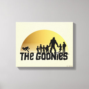 The Goonies Sunset Silhouette Graphic Leinwanddruck