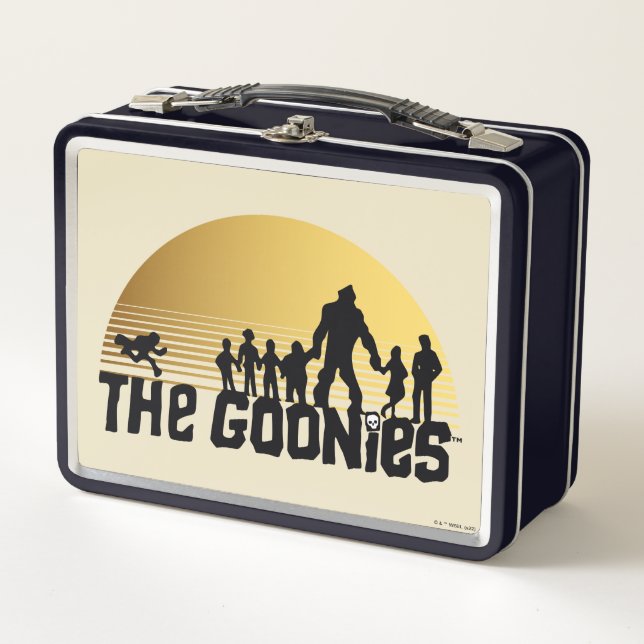 The Goonies Sunset Silhouette Graphic Metall Brotdose (Vorderseite)