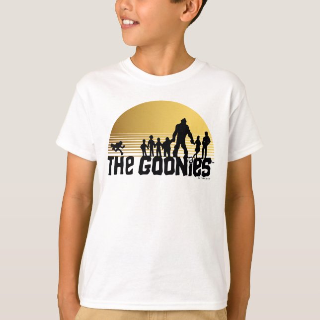 The Goonies Sunset Silhouette Graphic T-Shirt (Vorderseite)