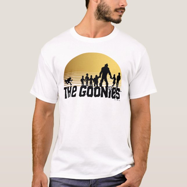 The Goonies Sunset Silhouette Graphic T-Shirt (Vorderseite)