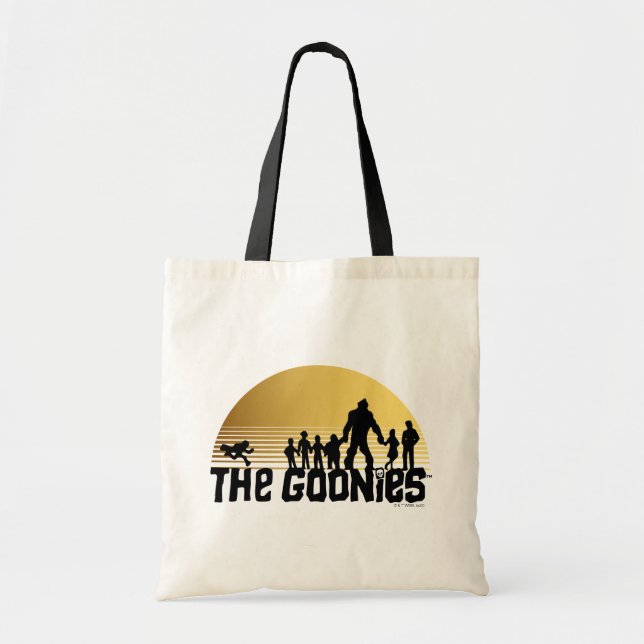 The Goonies Sunset Silhouette Graphic Tragetasche (Vorne)
