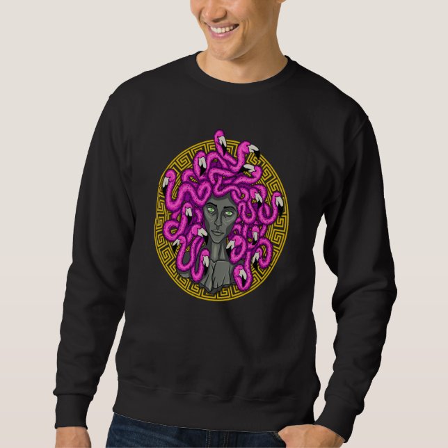 The Gorgon Medusa Ancient Greek Mythology Monster Sweatshirt (Vorderseite)