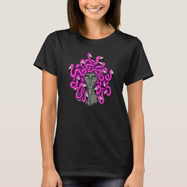 The Gorgon Medusa Ancient Greek Mythology Monster T-Shirt (Vorderseite)