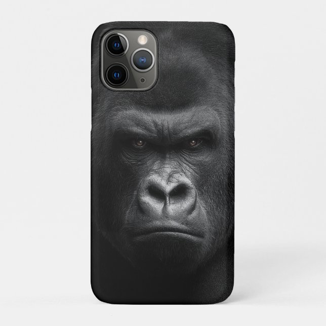 The Gorilla Face Case-Mate iPhone Hülle (Rückseite)