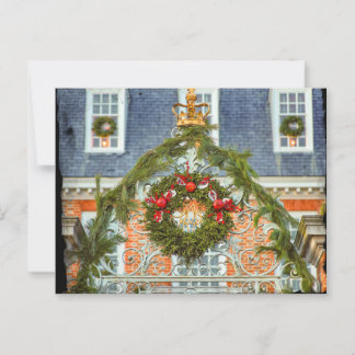 The Governor's Palace Gate Williamsburg, VA Postkarte