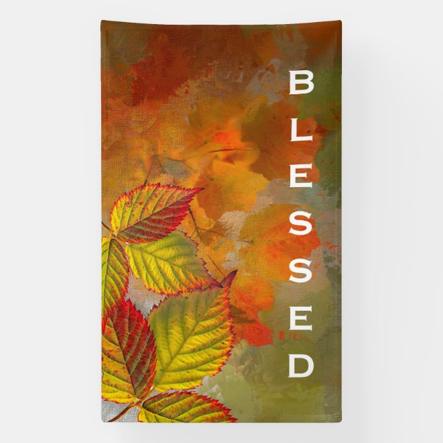 The Grace of Autumn’s Blessing Banner (Vertikal)