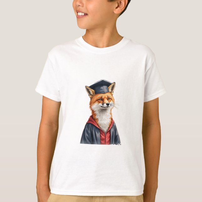 the graduate fox T-Shirt (Vorderseite)