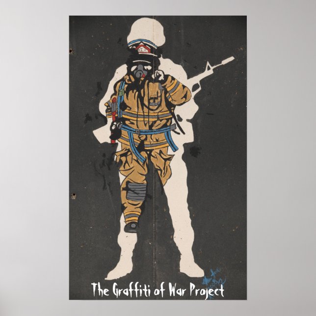The Graffiti of War Project: National Gallery Tour Poster (Vorne)