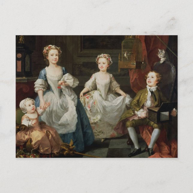 The Graham Children, 1742 Postkarte (Vorderseite)