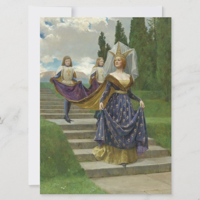 The Grand Lady (von John Collier) Karte (Vorderseite)