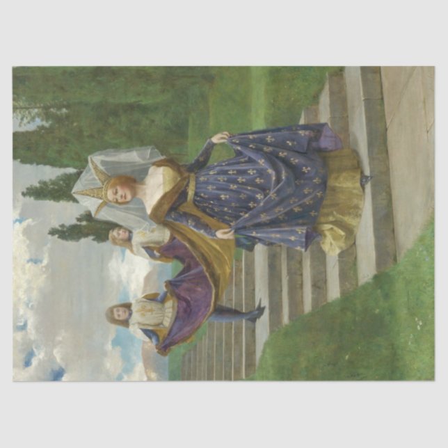 The Grand Lady (von John Collier) Seidenpapier (Vorderseite)